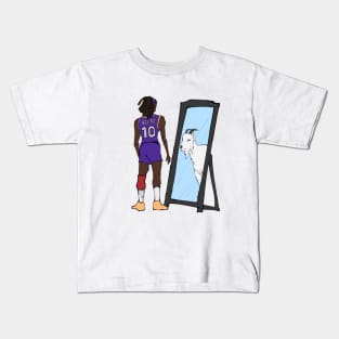 angel reese GOAT Kids T-Shirt